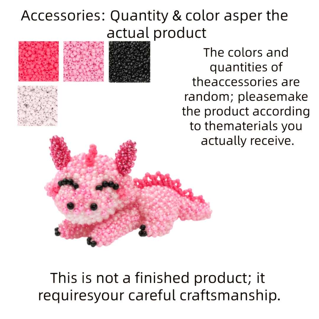 Perler Bead Set Blue Dragon Xy002 2