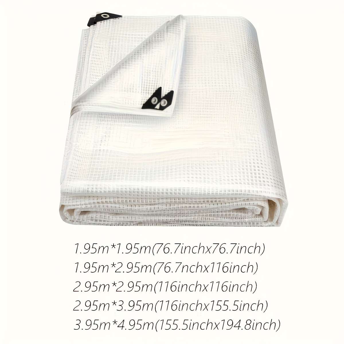 Transparent Rainproof Fabric Size 1.95M*1.95M76.77*76.77Inch