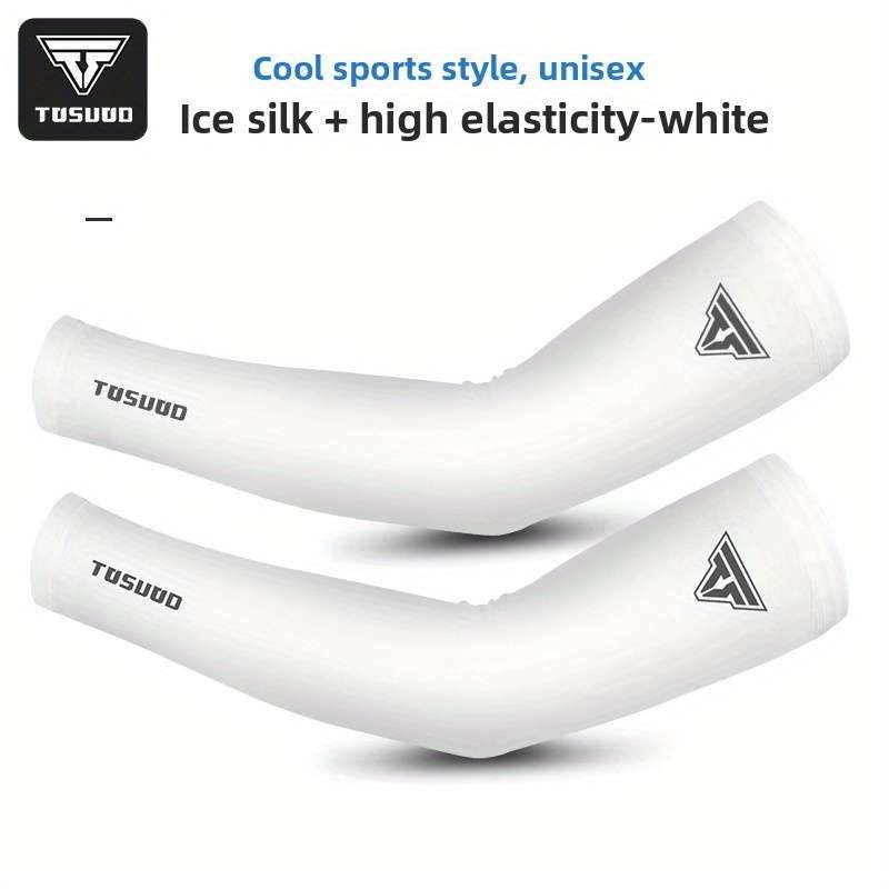 Sunscreen Sleeves Color White Size 2Xl
