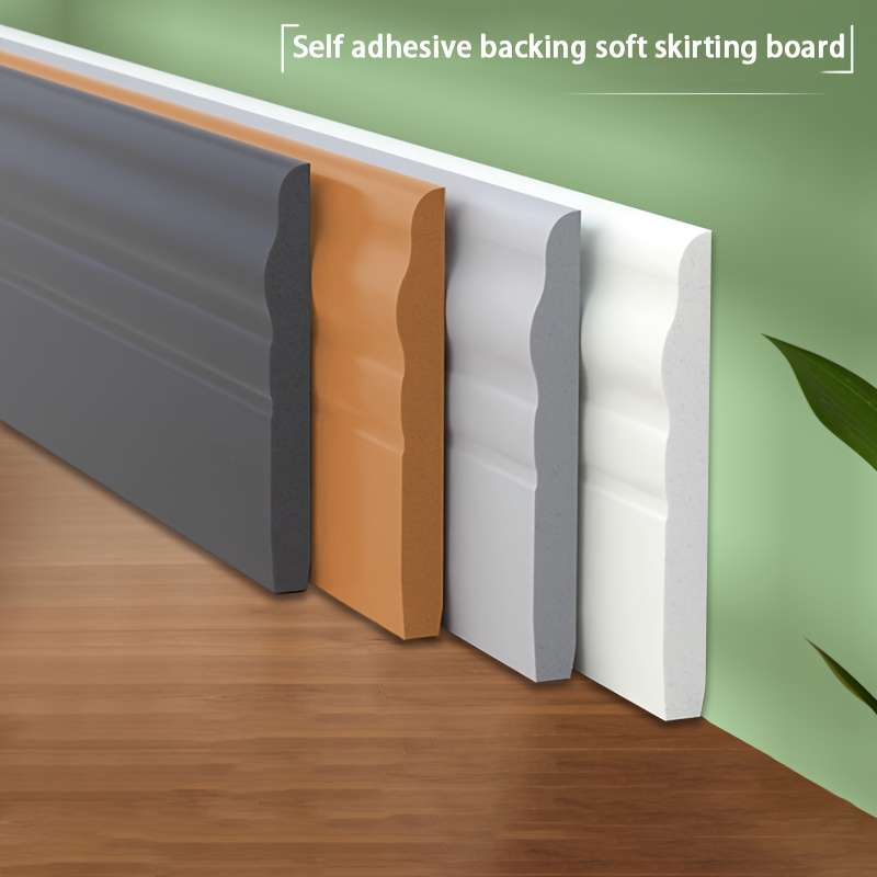 Skirting Board Black Model 6Cm3M*2.36In118.11In