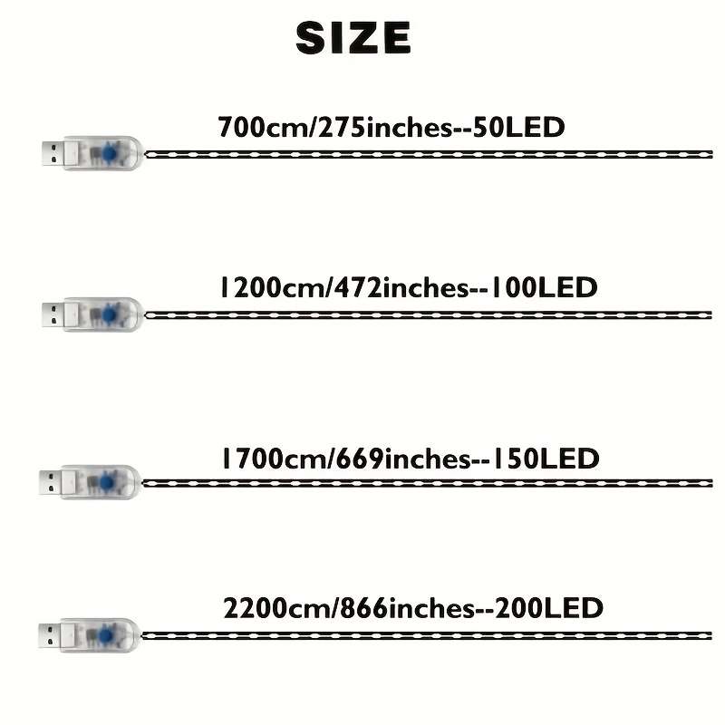 Christmas Lights Multicolor Model 7M 22.97Ft 50Led