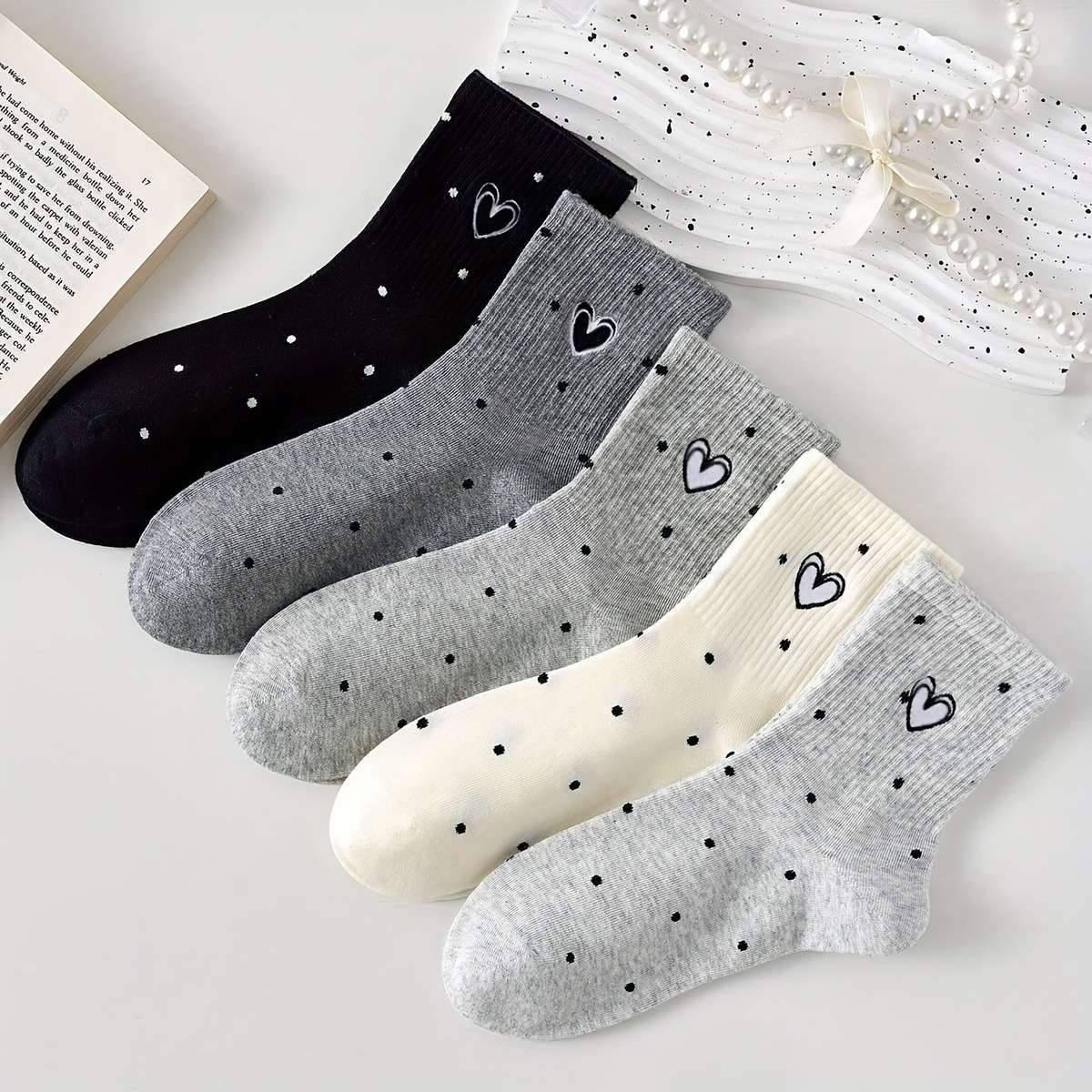 Women S Socks Color Mixed Color5 Pairs Size Onesize