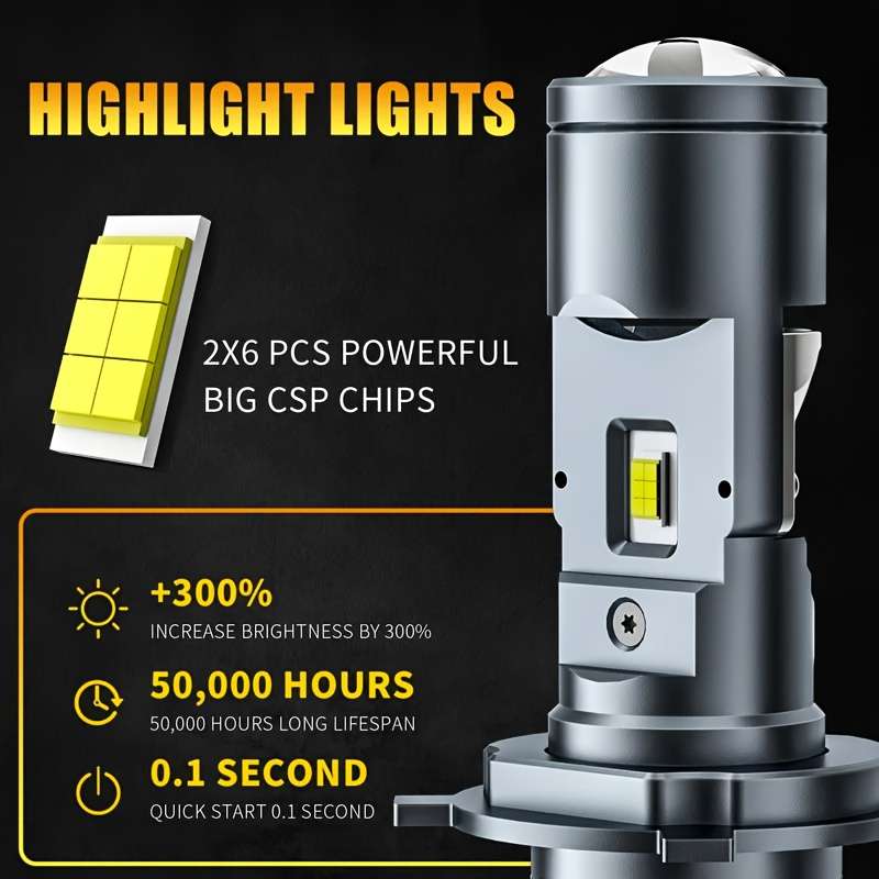 Car Lights Items 2Pcs Lefthand Drive