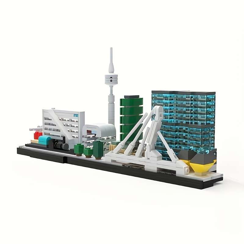 Building Toy Architectural Model Toy Set Quantity 656Pcs