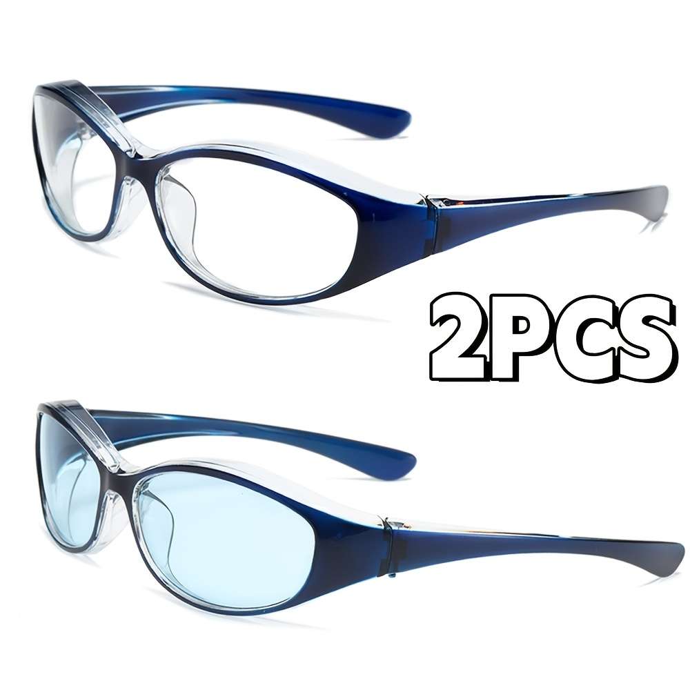 Cycling Glasses Color C5 Blue Transparent Black Transparent