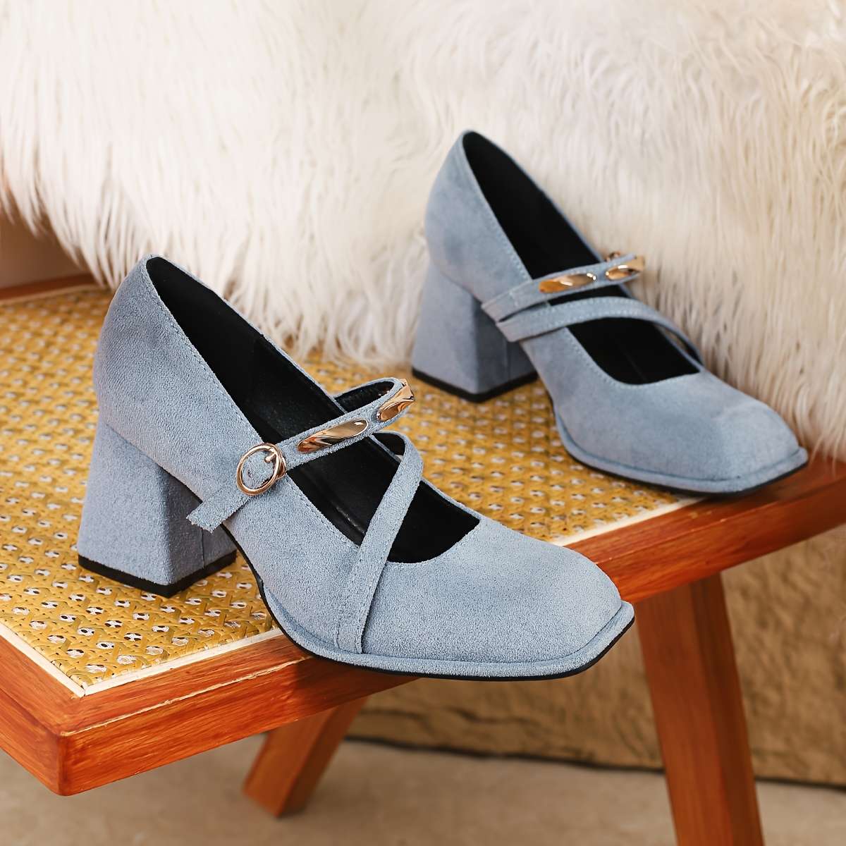 Women S High Heels Color Light Blue Sizeuk 8