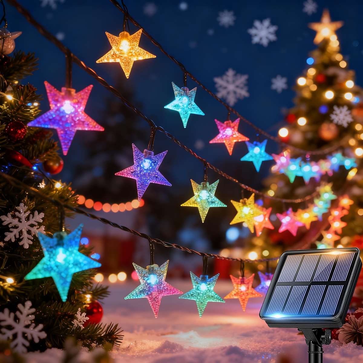 Christmas Lights Multicolor Model 7M 22.97Ft 50Led