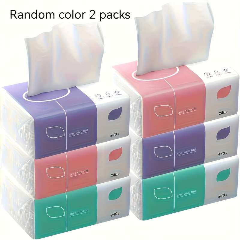 Toilet Paper Color Random Color 4 Pack