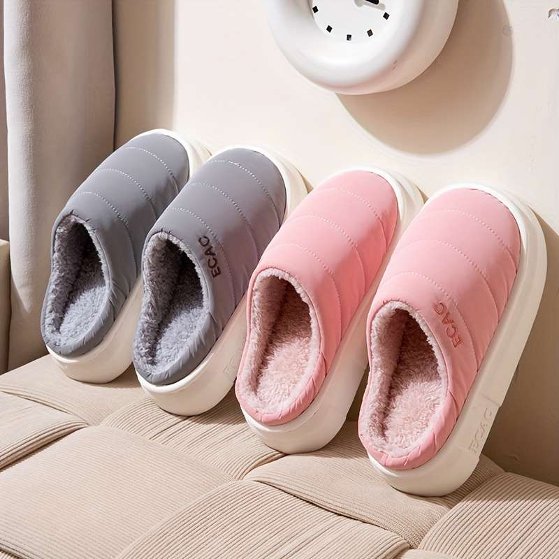 Cotton Slippers Color Grey Sizeuk 7.5-8