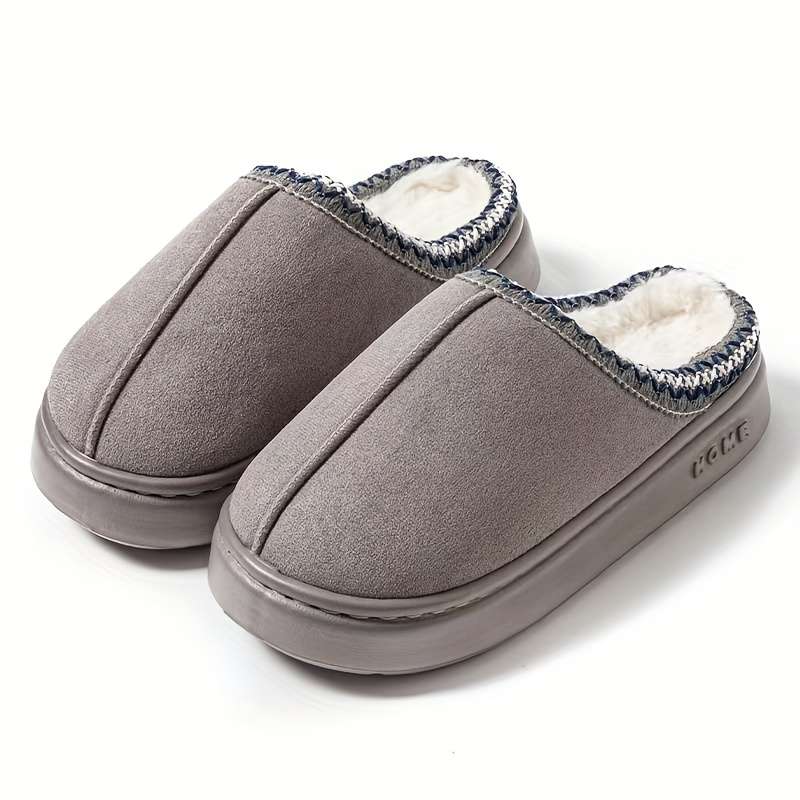 Cotton Slippers Color Grey Sizeuk 3.5-4