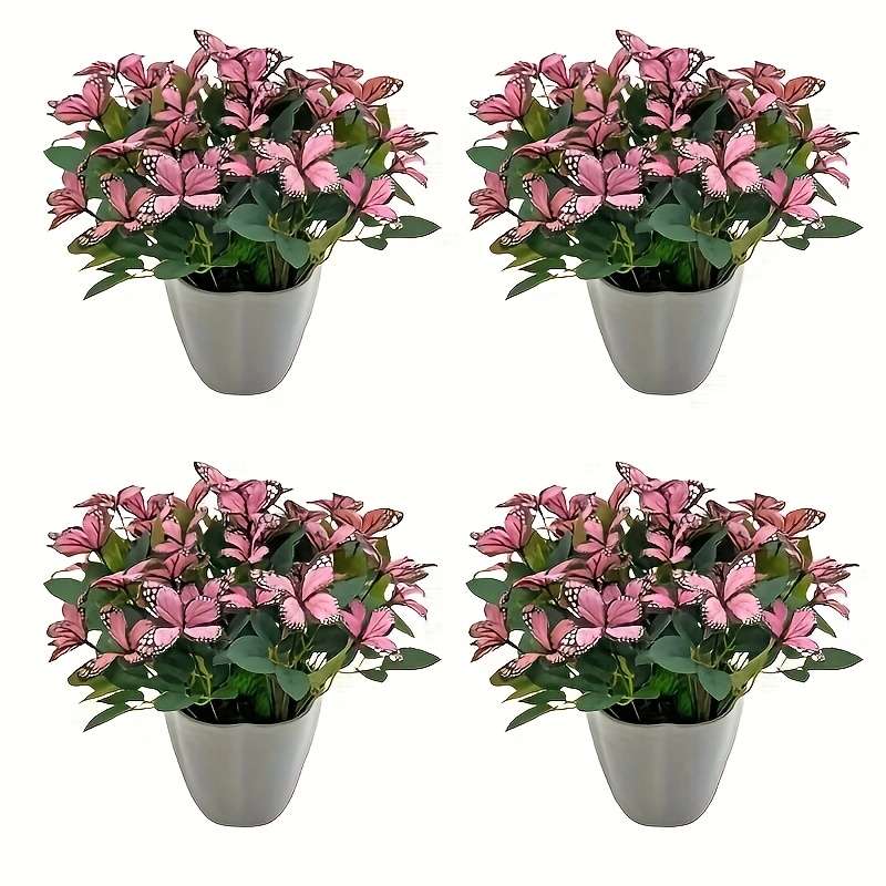 Simulated Flower Color 5 Pcs Mixed Color