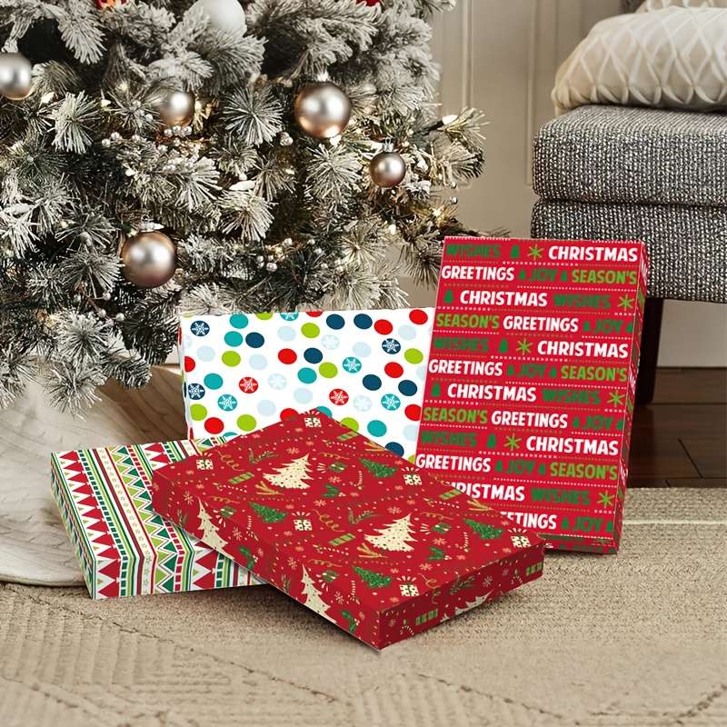 Christmas Gift Boxes Quantity 4Pcs