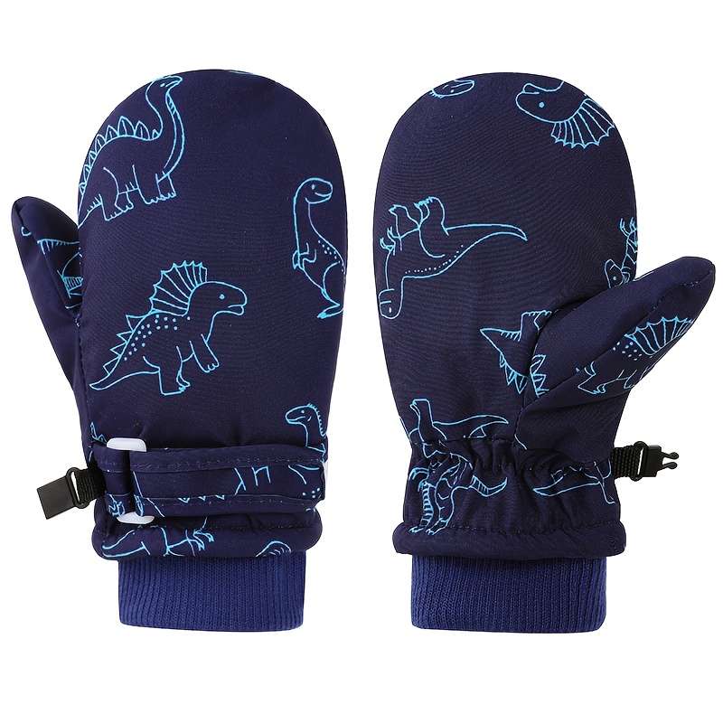 Winter Gloves Color White Size 4Y To 8Y