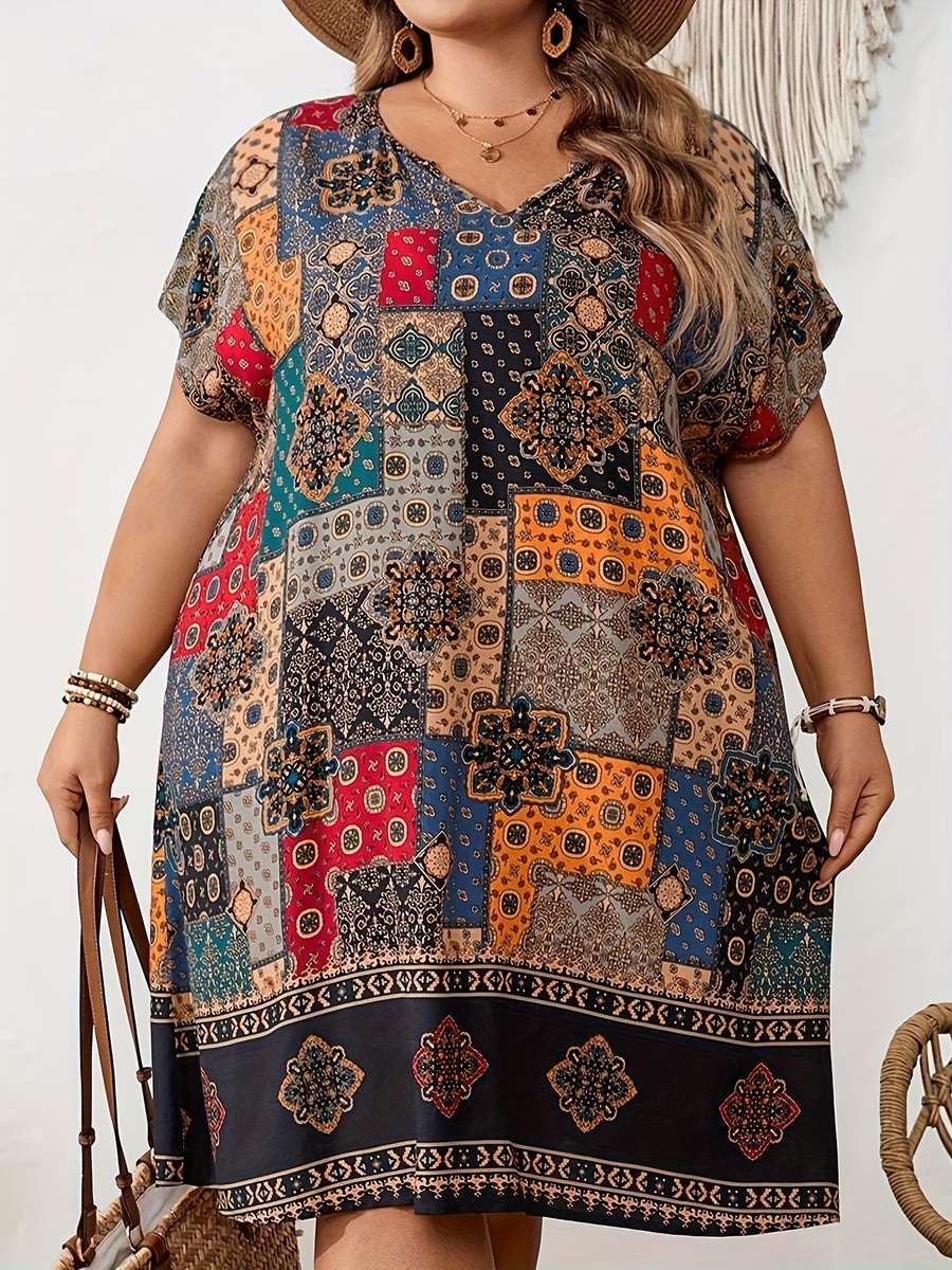 Women S Dress Color Olive Brown Size 5Xl