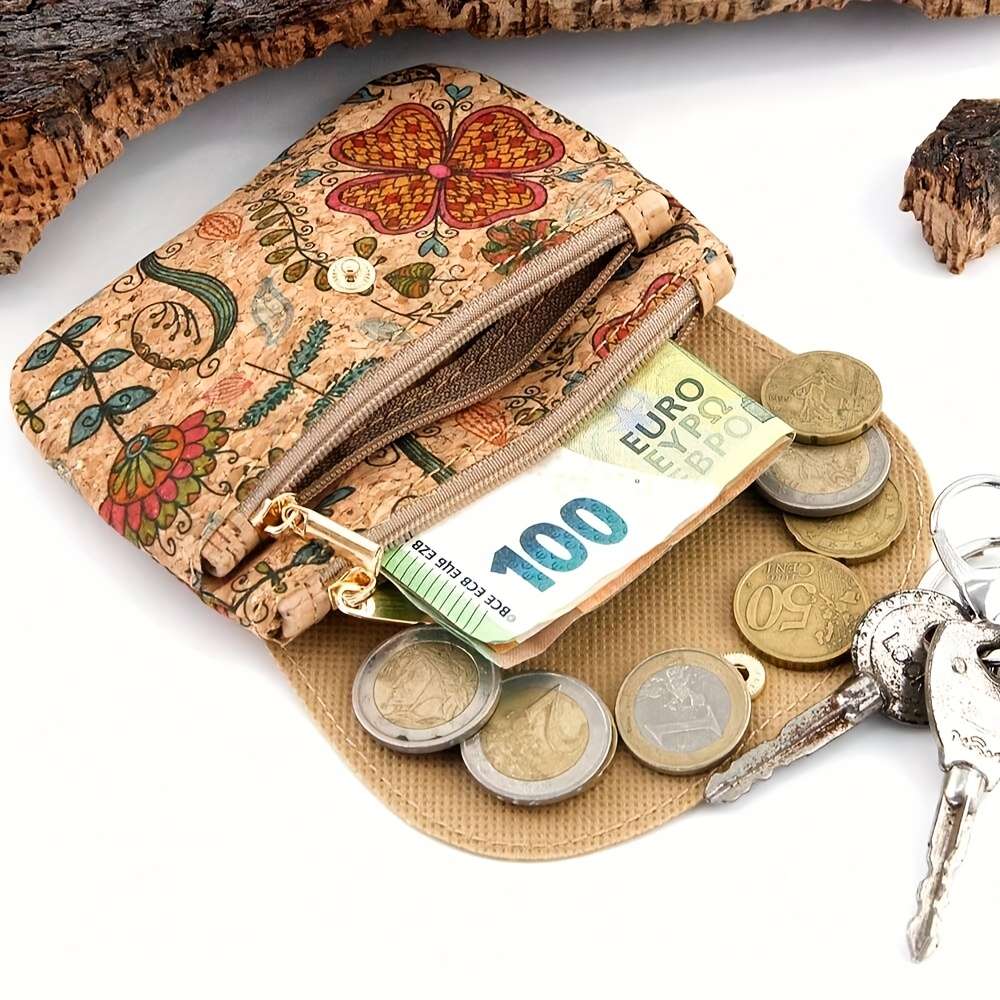 Popular Folding Flip Coin Purse Keychain Coin Purse Women'S Wallet Lightweight Multi-Layer Zipp