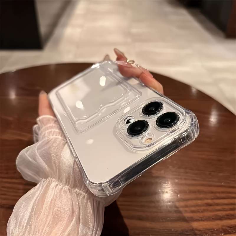 1Pc Transparent For iPhone 13 Phone Case Phone Cover