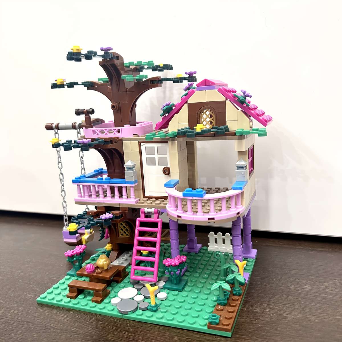 Building Toy Architectural Model Toy Set Style Swing Villa