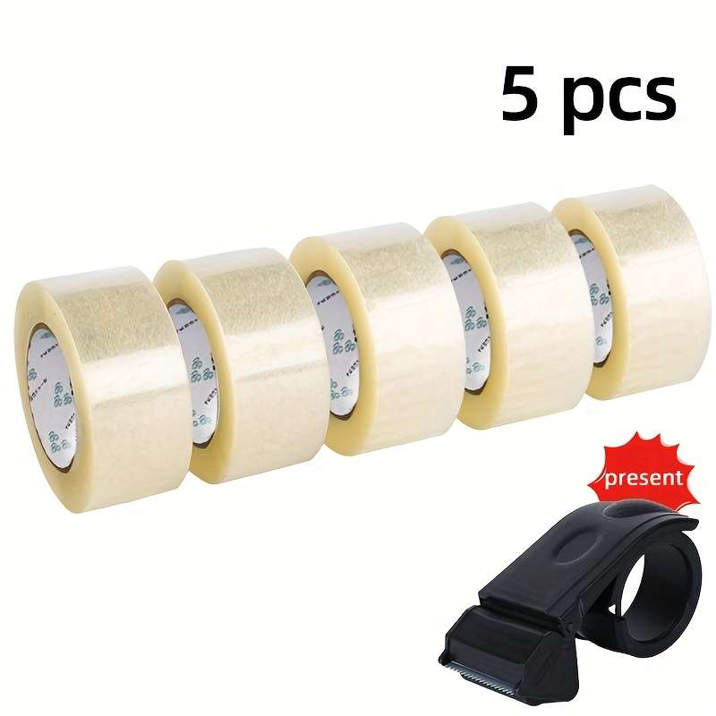 Adhesive Tape Model 5 Rolls Of White Tape *With Cutter