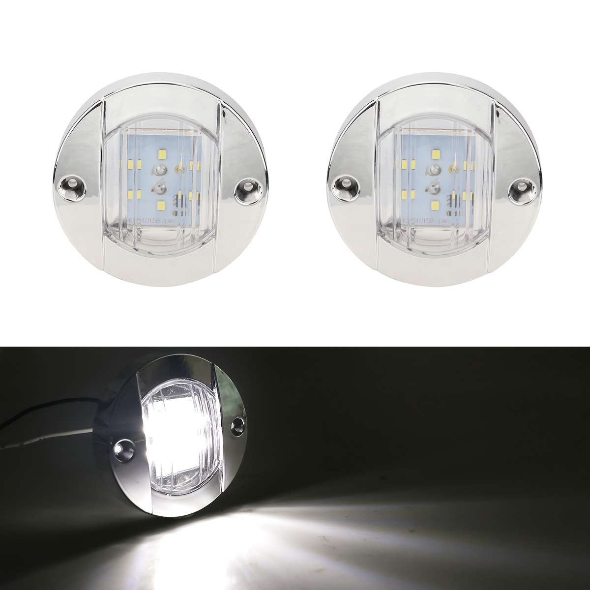 Car Lights Items 2Pcs Red