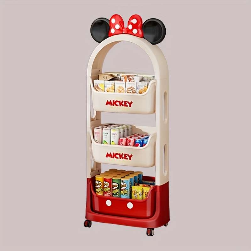 Storage And Organizationstyle Black  Add  Red   Roller Model 3 Layers