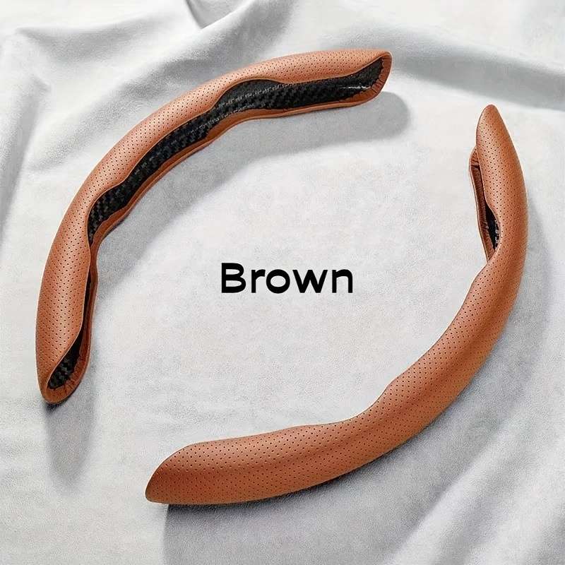 Car Steering Wheel Cover Coffee