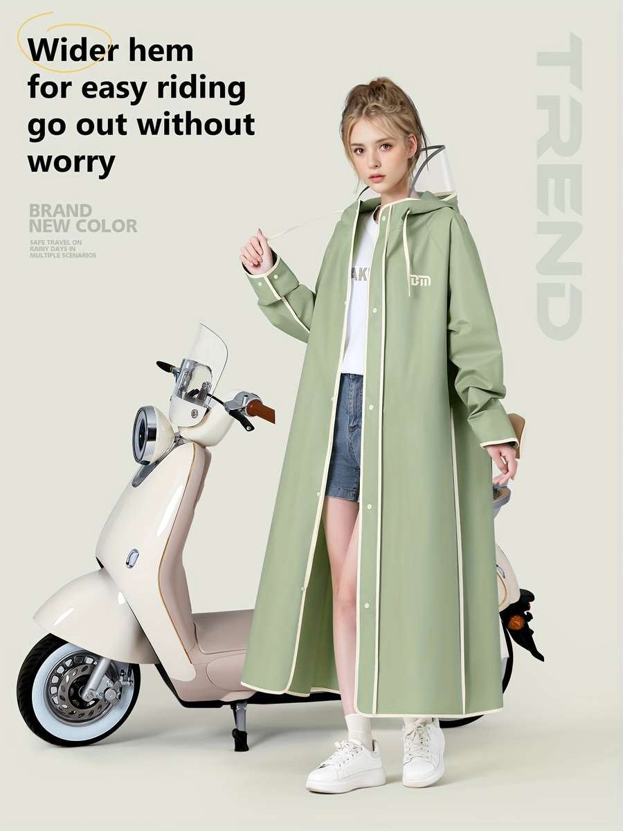 Raincoat Green Size Asian M