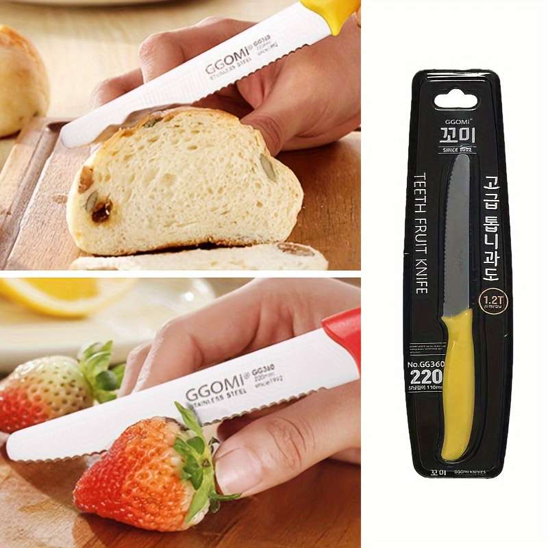 Versatile 2PCS 3pcs Portable Multi Purpose Kitchen Serrated Knife Stainless