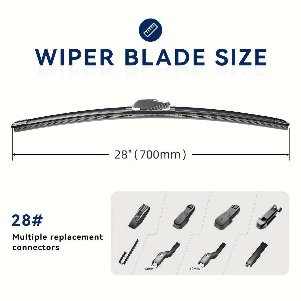 Windshield Wipers Size 63.5 Cm
