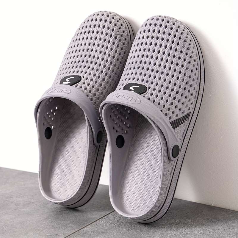 Men Slippers Summer Style Blue Size Uk 6.5
