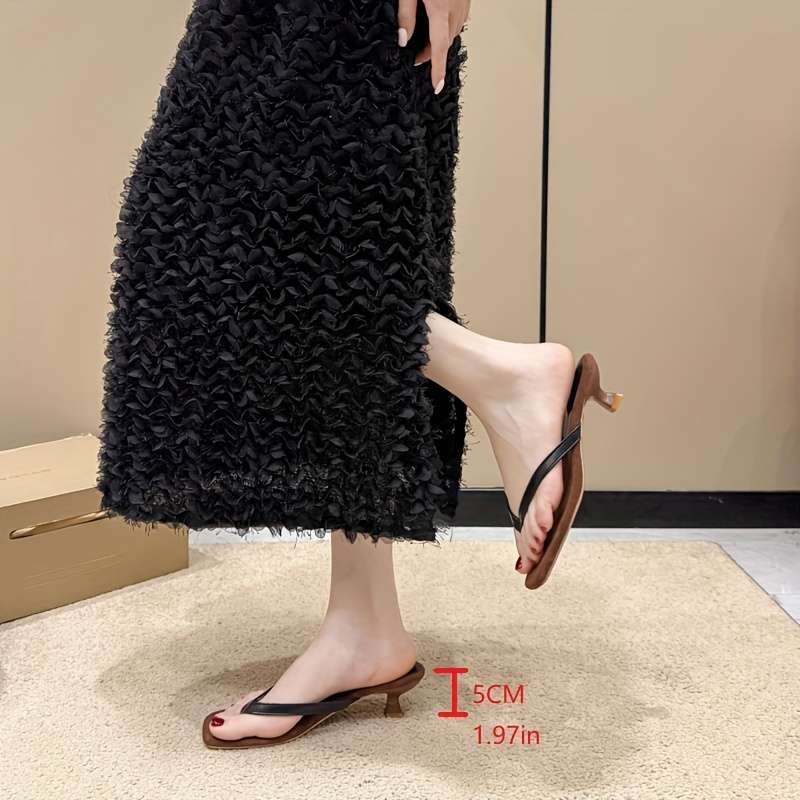 Ladies Summer Flip Flops Black Uk 7.5