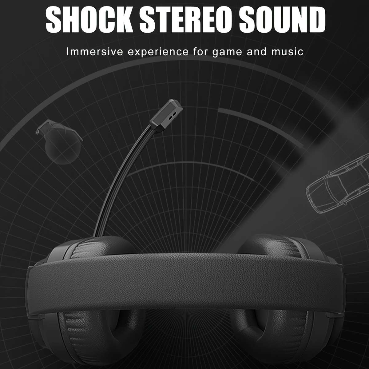 Headset Headphones Over Ear