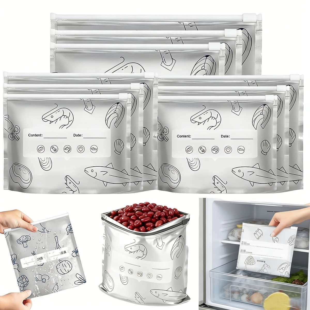 Food Storage Bags Model 18Cm*13Cm7.09In*5.12In45Pcs