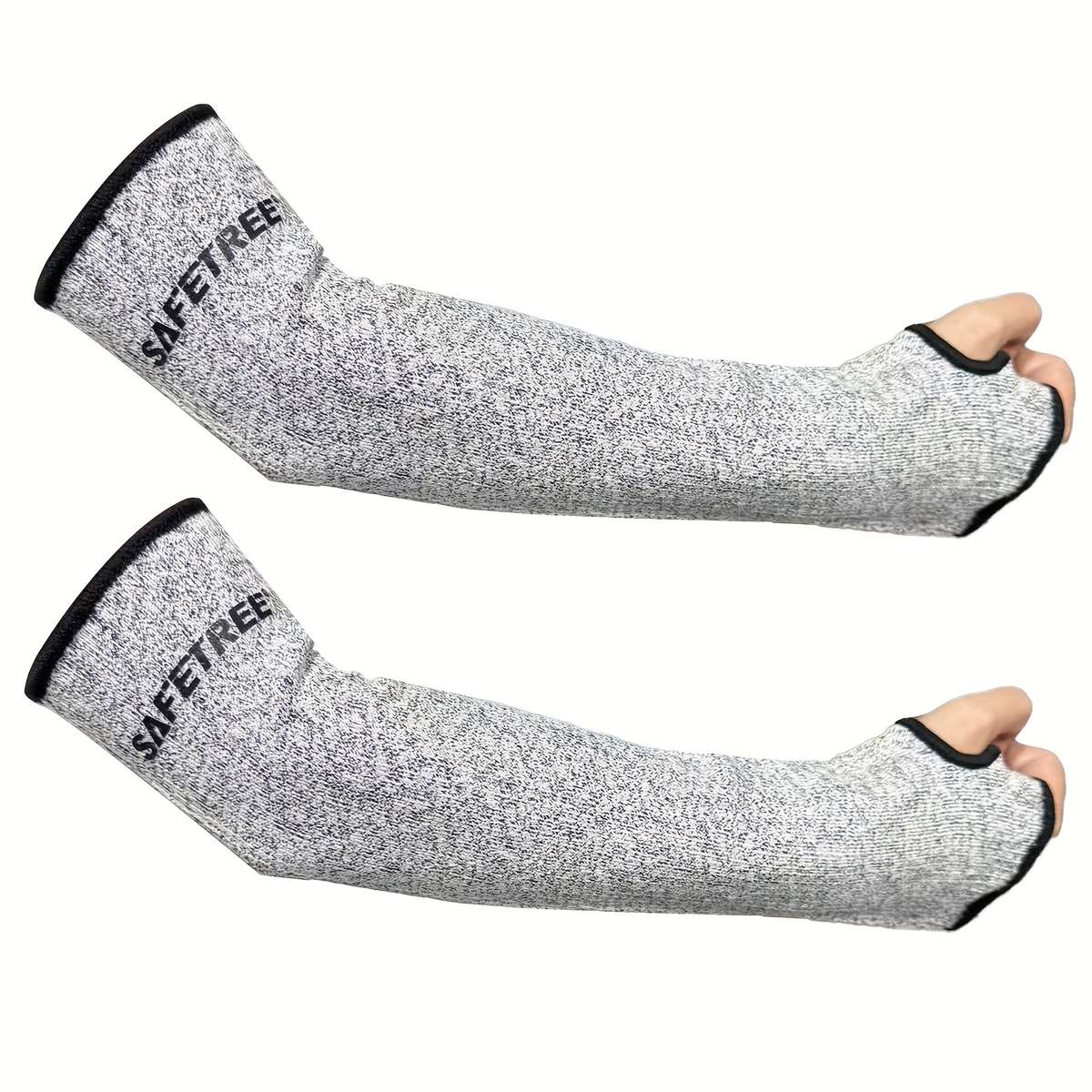 2Pcs Safetree Cut Resistant Sleeves With