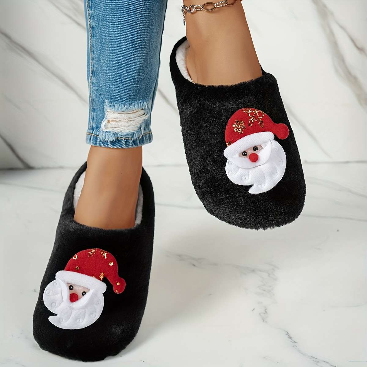 Cotton Slippers Color White Sizeuk 6.5-7