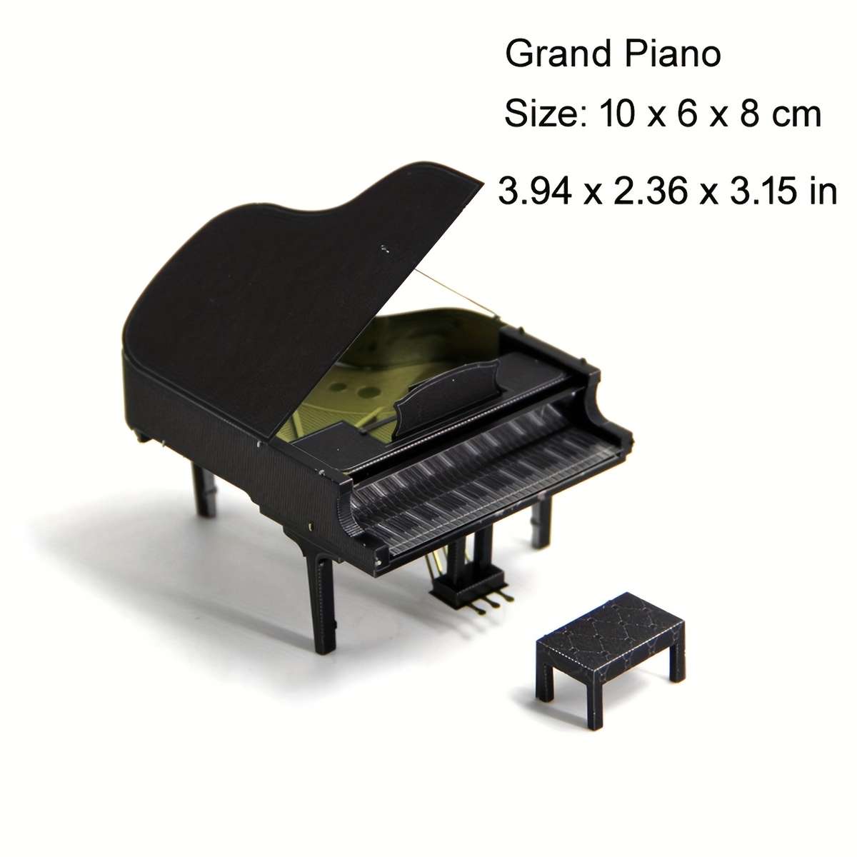 3D Puzzle Musical Instrument Model Items Color Piano