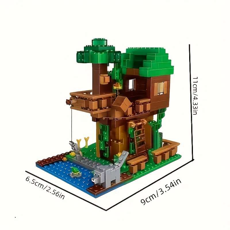 Building Toy Architectural Model Toy Set Style Tree House Ocelot