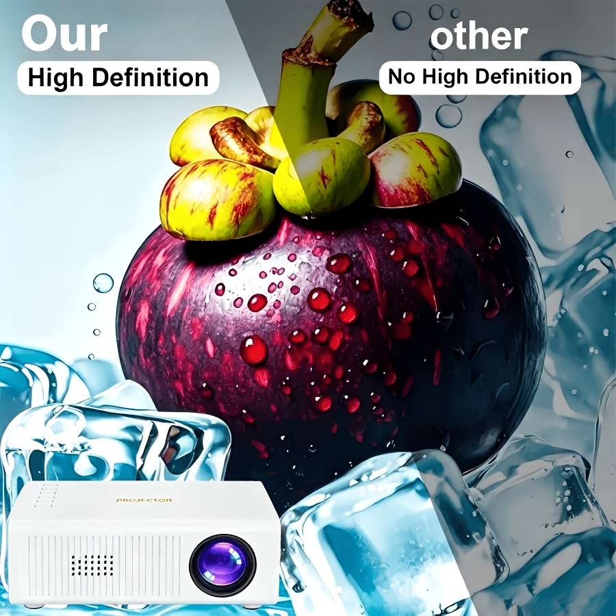 Projector Style White Multi Functional Mobile Phone Projector With Remote Control