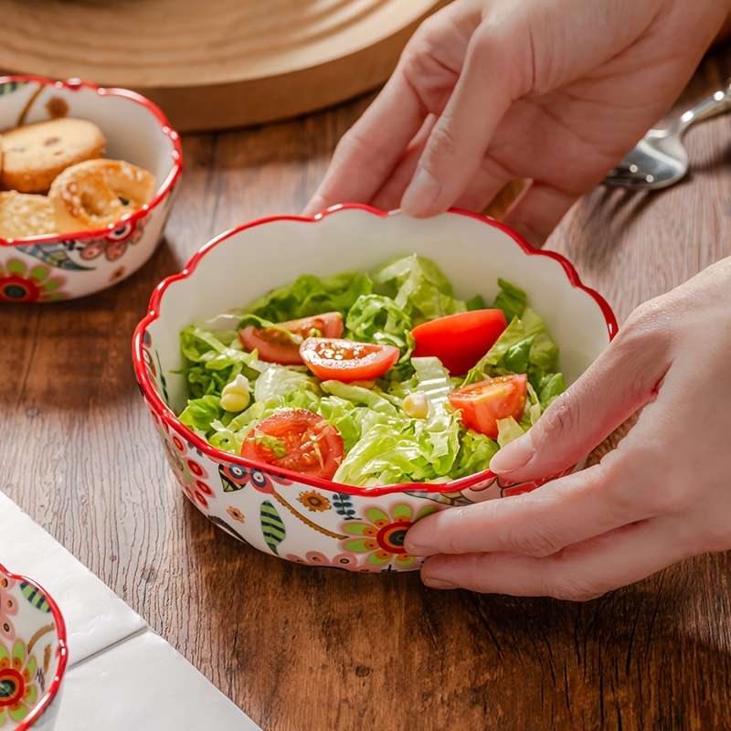 Bowl Capacity Lace 6Inch Snack Fruit Plate 300Ml