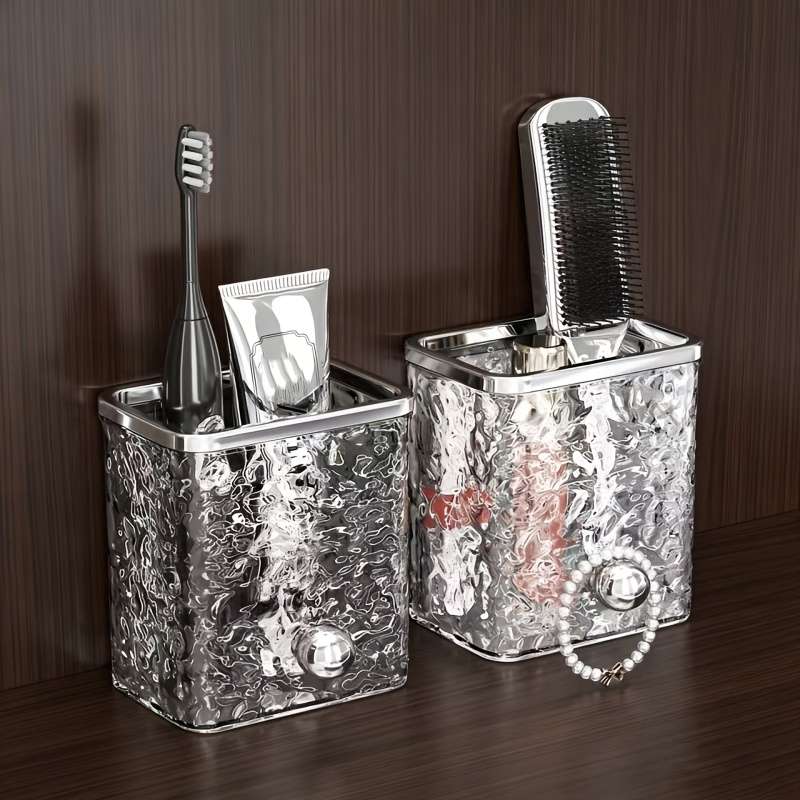 Bathroom Storage Rack Color Translucent Gray 1 Pack