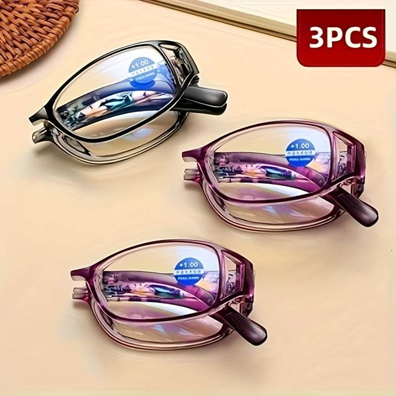 Glasses Color 3Pcs  Purple  Purple  Black  Size200