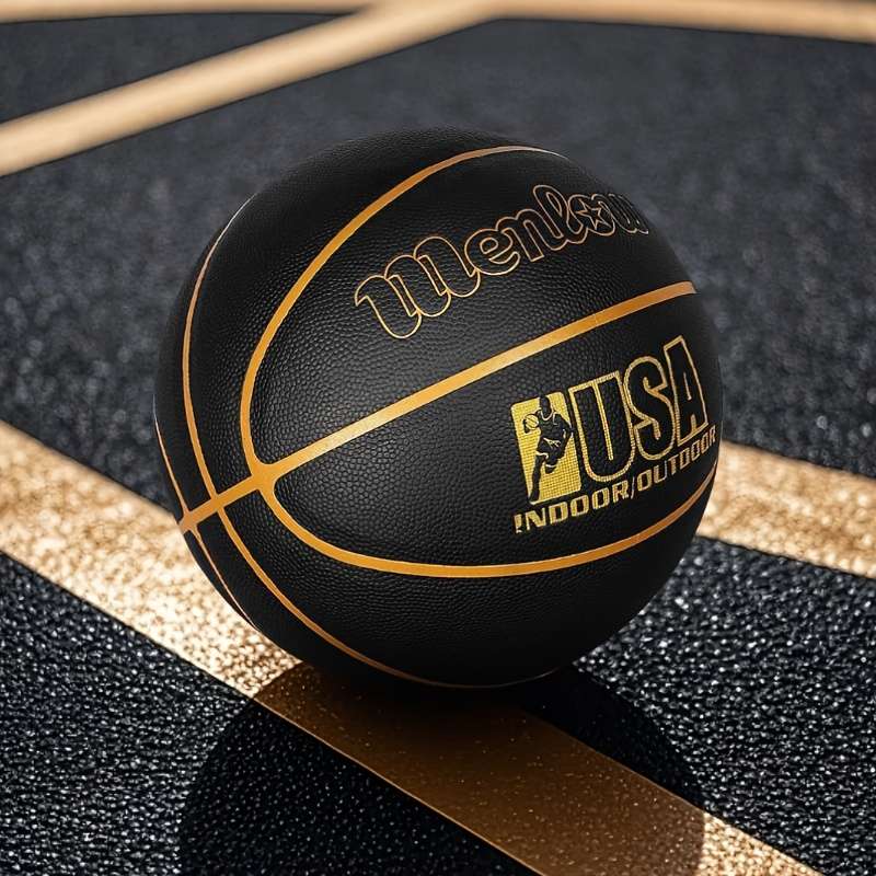 Basketball Color Black Golden