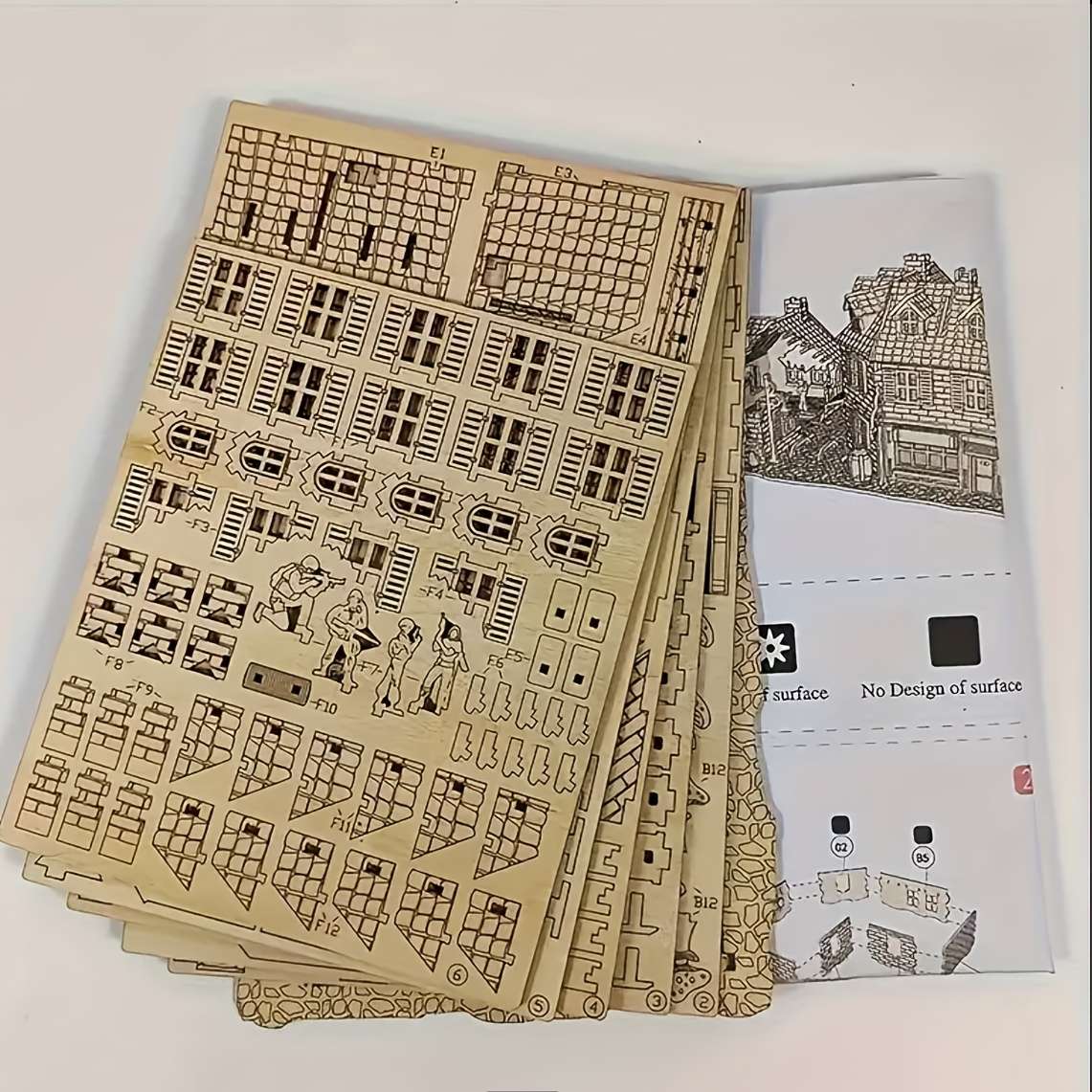 Building Toy Architectural Model Toy Set Items Peace House