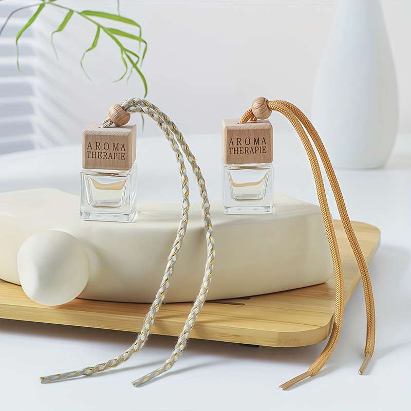 Car  Fragrance  Refill  Bottle Color Beige Rope 10Pcs