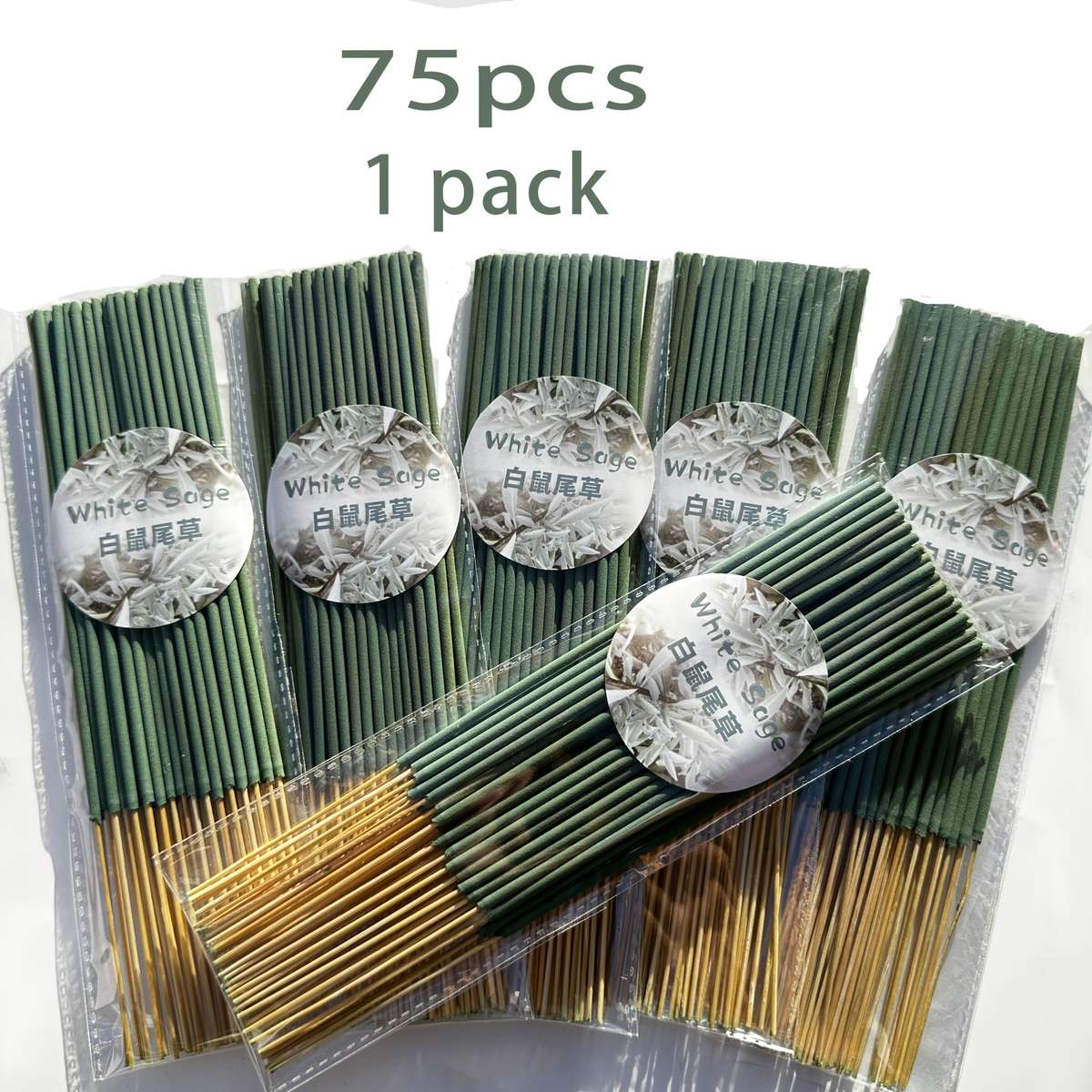 Scenteincense Sti Quantity 10 Pieces Pack White Sage Incense Sticks