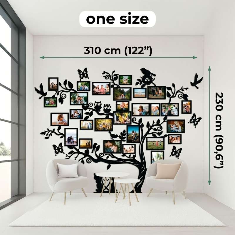 Wall Stickers Color Black Sizeextra Large