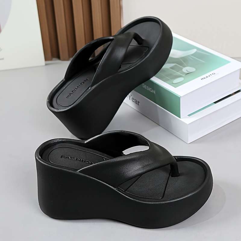 Ladies Summer Flip Flops White Uk 4.5-5