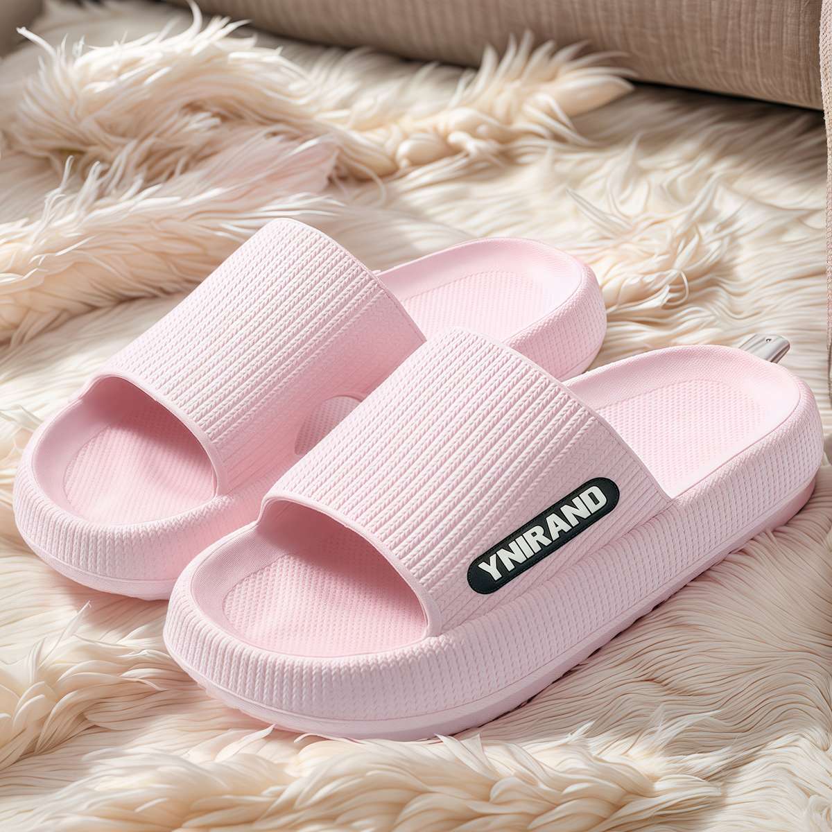 Men Slippers Summer Style Grey Size Uk 6.5 To 7