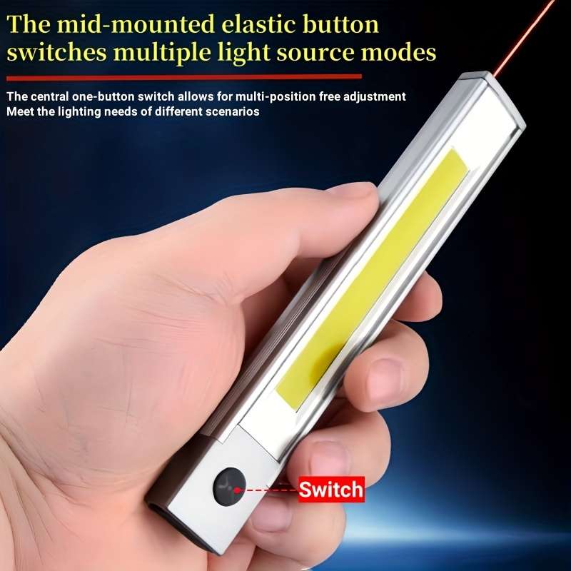 2Pcs Advanced Multifunctional Pen Light High Brightness Multifunctional