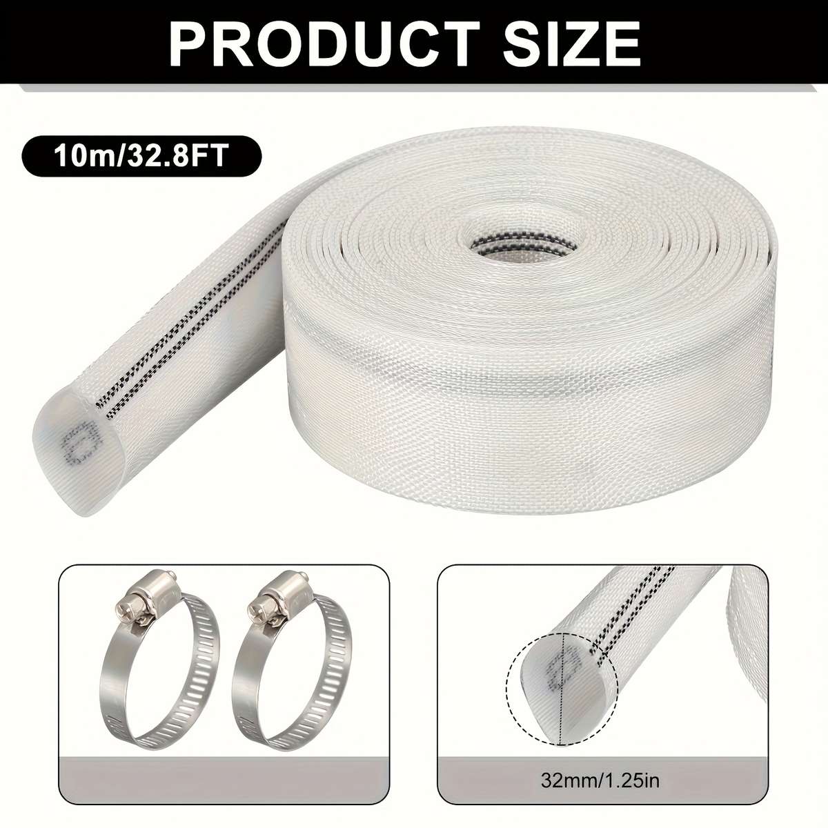 393 Inch Woven Hose Industrial