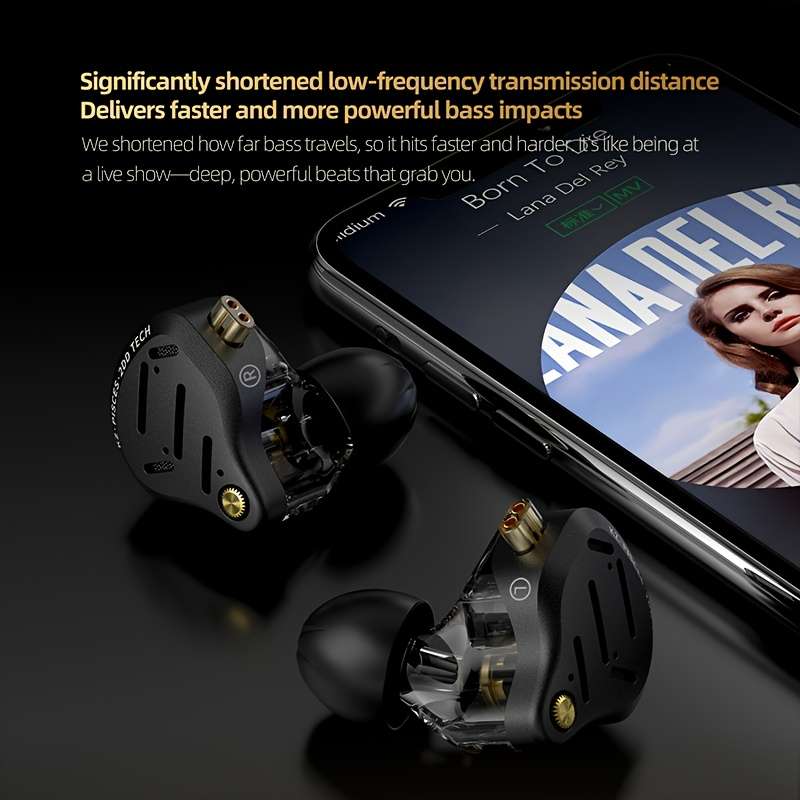 Wired Headphones Style No Switches 3.5 No Mic